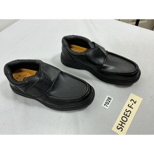 Mens New Earth Spirit Slip On Dress Shoes Size 8.5 W Black Leather